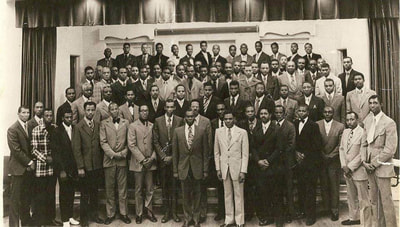 Historic community photograph from the masjid archives