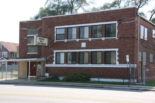 The historic Masjid Wali Muhammad building in Detroit